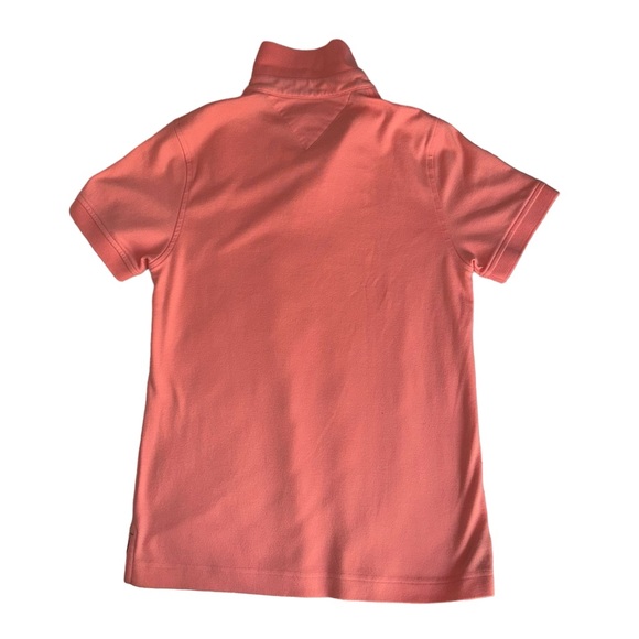Tommy Hilfiger Mens Small Polo Shirt In Pink Salmon - Picture 2 of 6